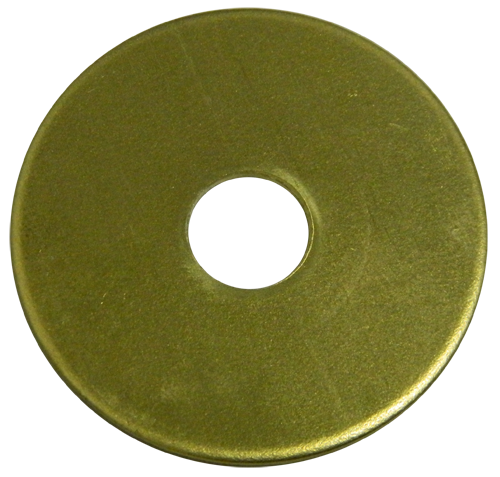 Brass 1 1/4" Tag No Stamping 1/32" Thick