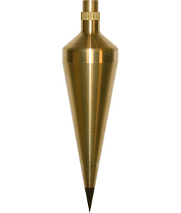 18 oz Brass Plumb Bob 6000-018 (510g) 11-553