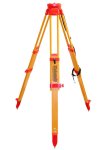 SECO HD Wood Tripod Dual Locks Round Head Orange Hardware SECO HD Wood Tripod Dual Locks Round Head Orange Hardware