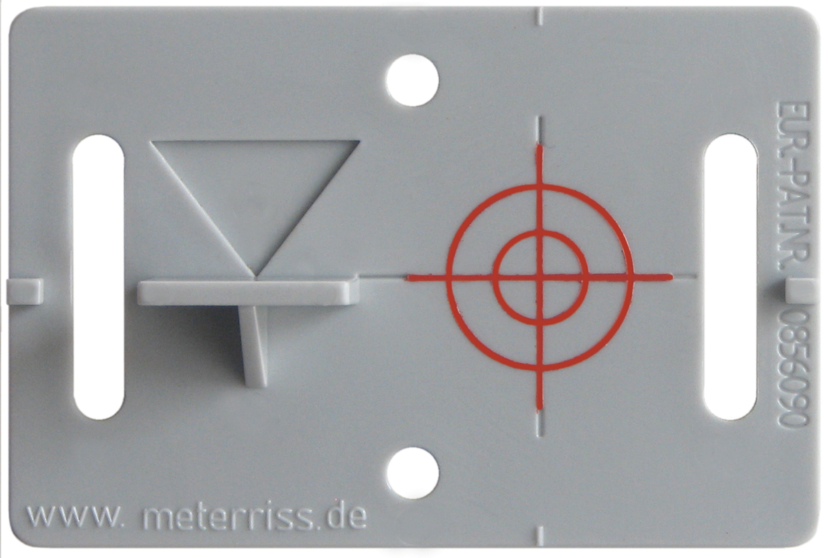 Rothbucher Gray 40 mm Reflective Smart Marker w/Level (10 pack)