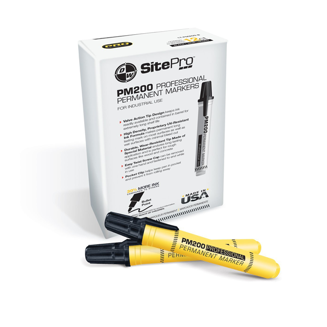 Professional Permanent Marker Black (Dozen) Professional Permanent Marker Black (Dozen)