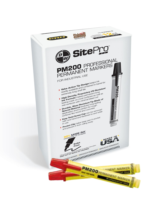 Professional Permanent Marker Red (Dozen) Professional Permanent Marker Red (Dozen)