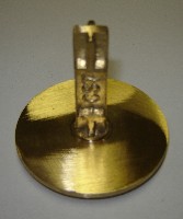 3 Inch Brass Survey Marker Flat Top 19-703 - Click Image to Close