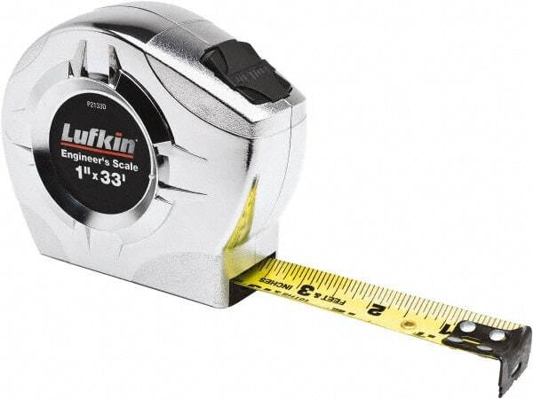 Lufkin P2133DN 33 Ft Engineers Measuring Tape P2000 Series - Click Image to Close