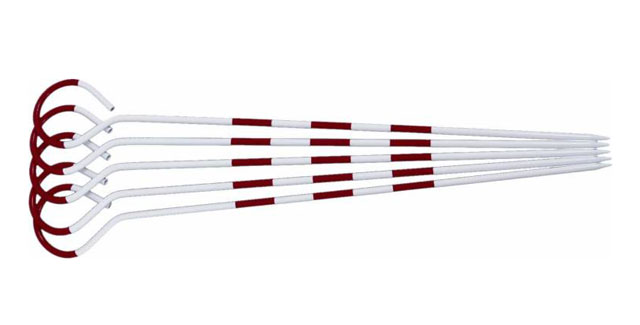 SECO 14 Inch Candy Cane Chain Marking Pins Set of 11 724300 SECO 14 Inch Candy Cane Chain Marking Pins Set of 11 724300