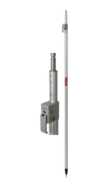 SECO Aluminum Swiss QLV 8 Ft Prism Pole 10ths Metric 5802-10 - Click Image to Close