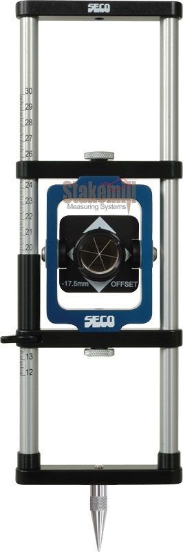 SECO Sliding Mini Prism Assembly -17.5mm Offset Metric SECO Sliding Mini Prism Assembly -17.5mm Offset Metric