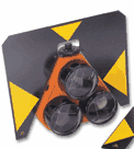 CST Triple Retro Prism Assembly, Aluminum Mount 64-2000 CST Triple Retro Prism Assembly, Aluminum Mount 64-2000