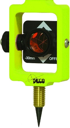 SECO 25 mm Stakeout Prism Assembly / -30 mm Offset FLY - Click Image to Close