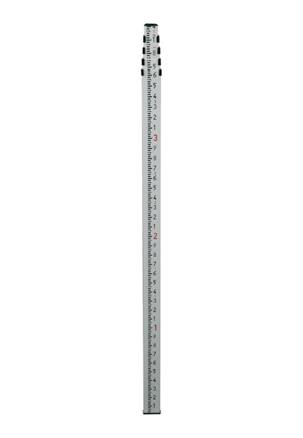 TOPCON 16 Ft Aluminum Builder Rod, tenths - Click Image to Close