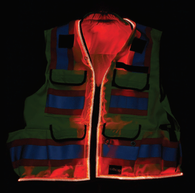 SECO 8265 Continuous LED Illuminated Safety Vest FOR