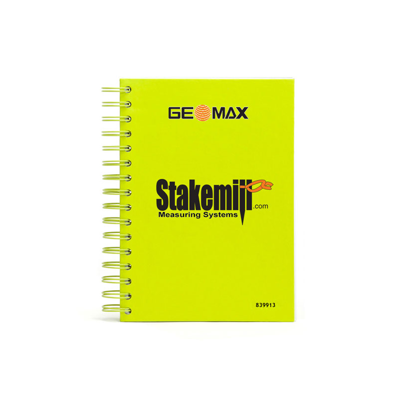 GeoMax Student 36 Page Spiral Field Book GeoMax Student 36 Page Spiral Field Book