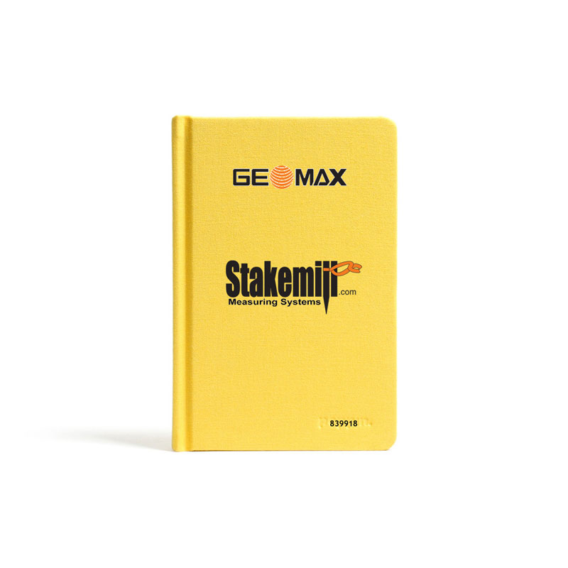 GeoMax Level Field Book Standard Size GeoMax Level Field Book Standard Size