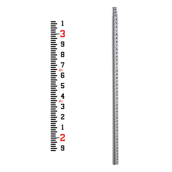 Topcon 16 Ft Fiberglass Grade Rod (Tenths) - Click Image to Close
