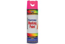 Aervoe Survey Marking Paint Flo Pink, 20 oz Cans (Case of 12)