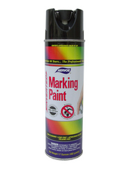 Aervoe Survey Marking Paint Black, 20 oz Cans (Case of 12)