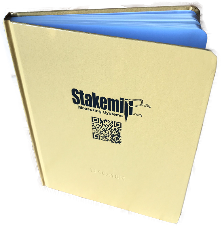 Stakemill Cross Section Field Book E10X10K King Size YELLOW Stakemill Cross Section Field Book E10X10K King Size YELLOW