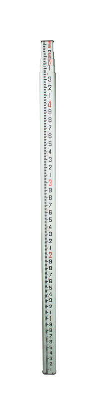 Dutch Hill Fiberglass Leveling Rod 20ft Feet Tenths/100ths Scale