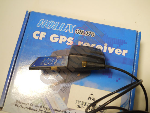 HOLUX CF GPS GM-270 Receiver Card w/Antenna DEMO - Click Image to Close
