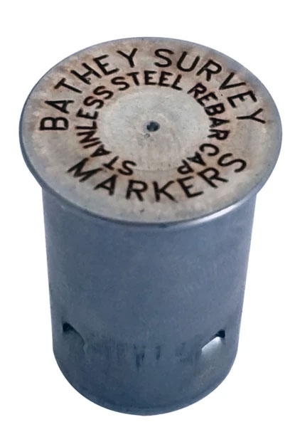 Stainless Steel 5/8" Rebar Cap - Laser Marked - Regular Top - Click Image to Close