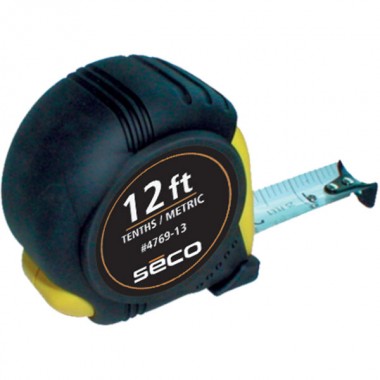 SECO HD 12 Foot Measuring Tape - 10ths/inches SECO HD 12 Foot Measuring Tape - 10ths/inches