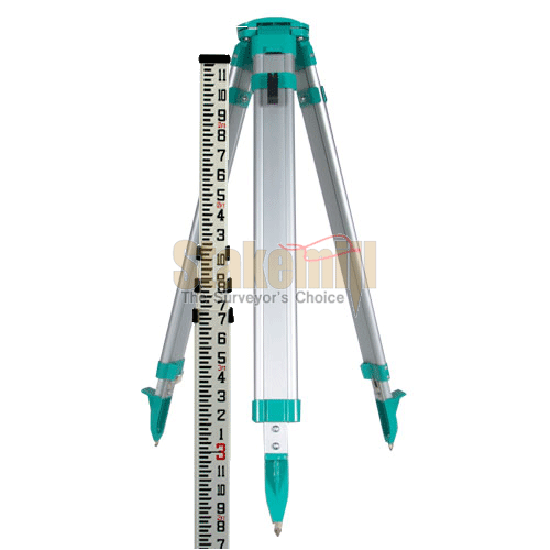 Sokkia Aluminum Tripod and 8 ft Builders Alum Grade Rod Sokkia Aluminum Tripod and 8 ft Builders Alum Grade Rod