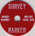 1.25" Aluminum Washer Survey Marker Tags (500 pcs)