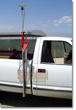 GPS USA Truck Side Mounted Antenna Carry Bracket w/Bottom Tub - Click Image to Close