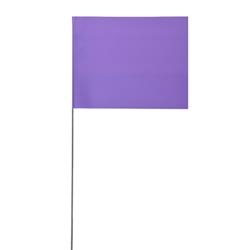 2" x 3" x 21" Purple Wire Stake Flag (BN) 2" x 3" x 21" Purple Wire Stake Flag (BN)