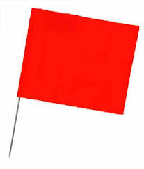 SECO 21 Inch Stake Flags 4 x 5 Inch (100 pcs) Red GLO SECO 21 Inch Stake Flags 4 x 5 Inch (100 pcs) Red GLO