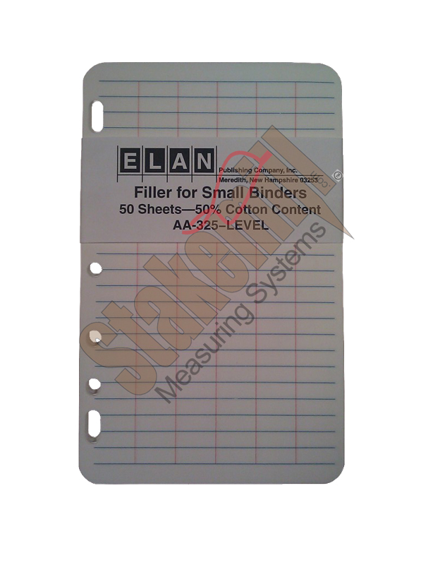 Elan E64-64M Field Book Filler Paper Universal Punch 50 pages