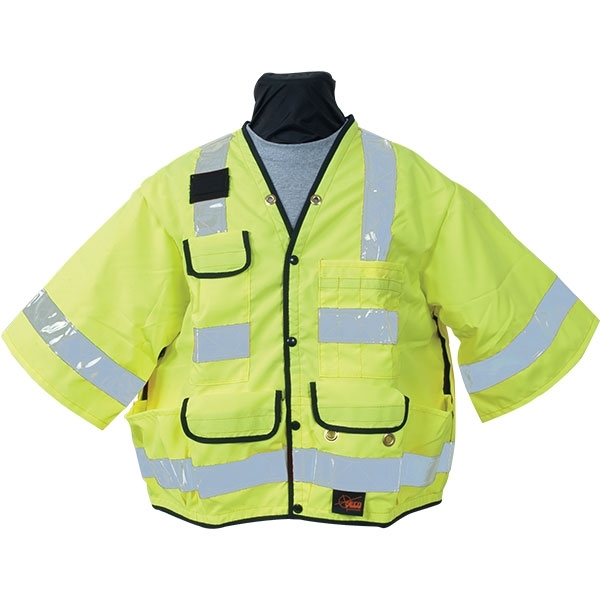 Seco 8368 Series Class 3 Safety Vest 8368-62-YEL - Click Image to Close