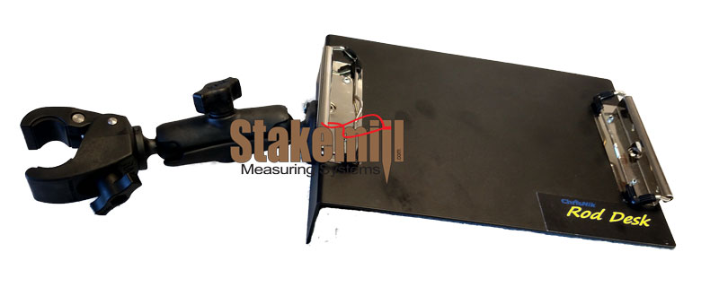 Rod Desk - Clip Board For Rover and Prism Poles