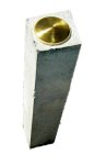 (image for) Concrete PRM monument with customer supplied cap inserted