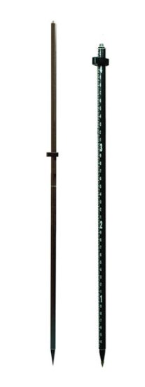 (image for) SECO 2-Meter Carbon Fiber Rover Rod Two Piece Metric Ext Grads - Click Image to Close