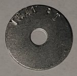(image for) Survey Marker - TRAV PT 1-1/4 inch 5/16 inch hole 20 PCS