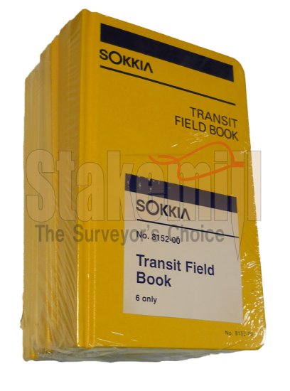 (image for) Sokkia Transit Field Book 815200 6 PACK - Click Image to Close