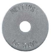 (image for) Aluminum 1-1/2 Inch HD Stamped Washer Disc 3/32" Thick