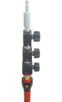 (image for) SECO 4.65 m Aluminum TLV Pole - Red and White
