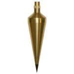 (image for) 12 oz Brass Plumb Bob 6000-012 (340g) 11-550