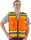 (image for) Majestic Hi-Viz Surveyors Vest Class 2 Fluor Orange