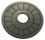 (image for) 1 1/2" Stainless Steel Tag - Stamped Arc Text 1/32" Thick