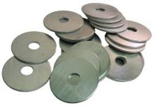 (image for) Aluminum 1-1/2 Inch HD Washer Disc 3/32" Thick