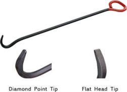 (image for) Red Top Manhole Cover Puller Tool 4432DP Diamond Point 813081