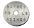 (image for) 1 1/4" Aluminum Disc - Stamped Straight Text 1/16" Thick