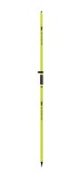 (image for) 2 m Two-Piece GPS Rover Rod with Outer "GT" Grad - Flo Yellow