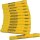 (image for) Dixon Ticonderoga Yellow Lumber Crayons (box 12) 49600