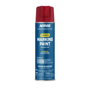 (image for) Seymour/AERVOE 6 Series Safety Red Inverted Marking Paint 20 oz (Case)