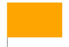 (image for) 2" x 3" x 21" Orange Glo Wire Stake Flag (BN)