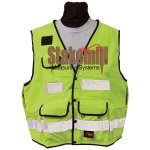 (image for) SECO 8068 Series Surveyors Vest Class 2 Fluorescent Yellow